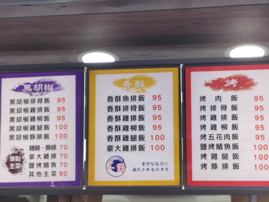 上野便當 新竹巨城平價便當推薦